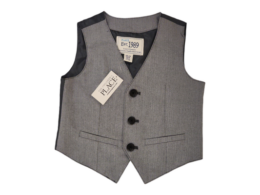 Vest: NWT (Gray), Boy, Size: 18/24m