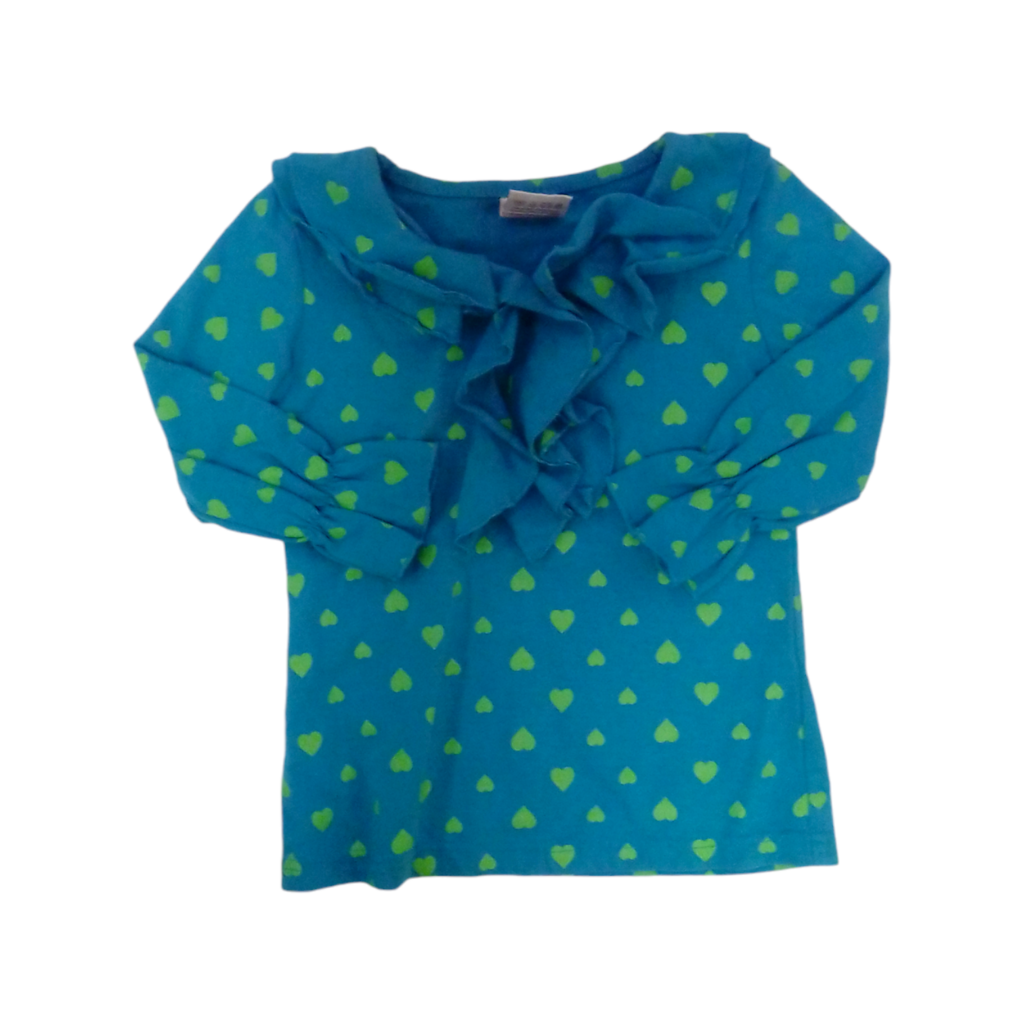 Long Sleeve Shirt (Blue), Girl, Size: 4