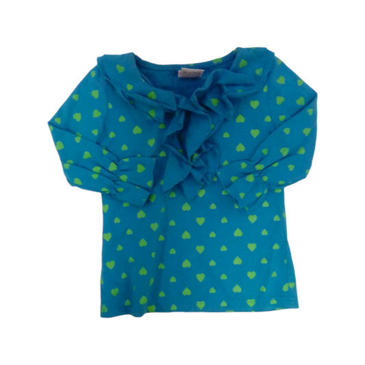 Long Sleeve Shirt (Blue), Girl, Size: 4