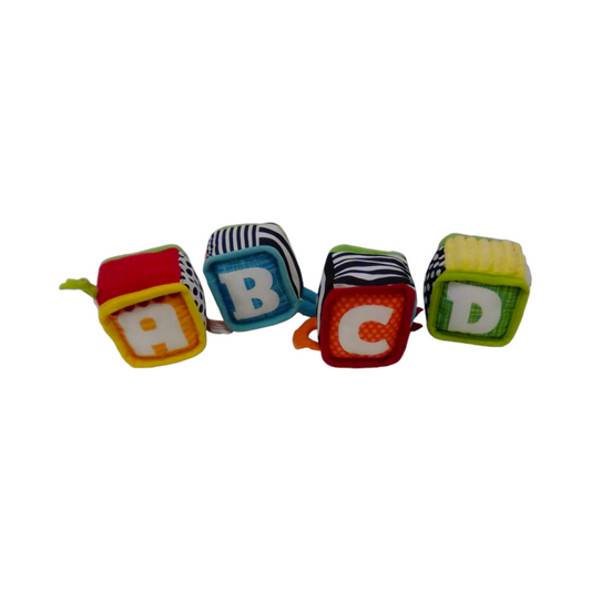 4pc Plush Blocks, Toys