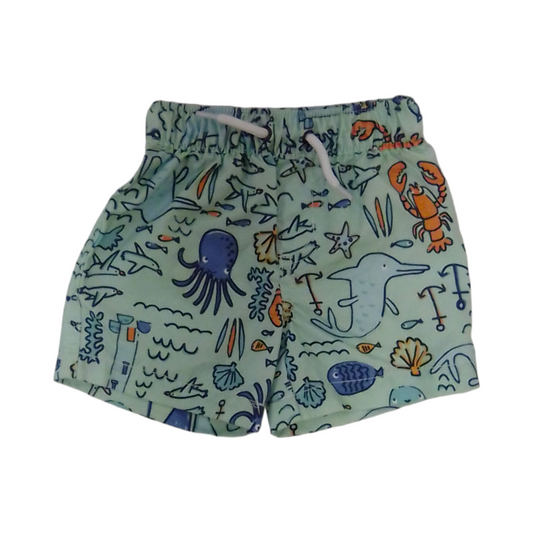 Swim (Shorts/Green), Boy, Size: 9m