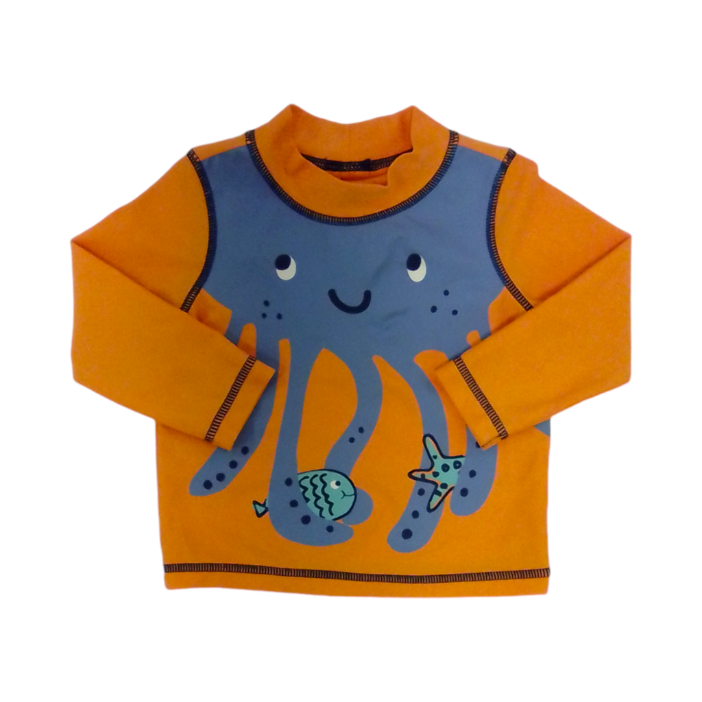 Swim (Shirt/Orange), Boy, Size: 9m