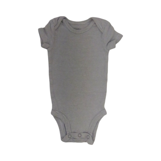 Onesie (Gray/Stripes), Boy, Size: Nb