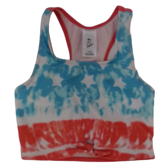Swim Tank (Red/White/Blue), Girls, Size: 10/12