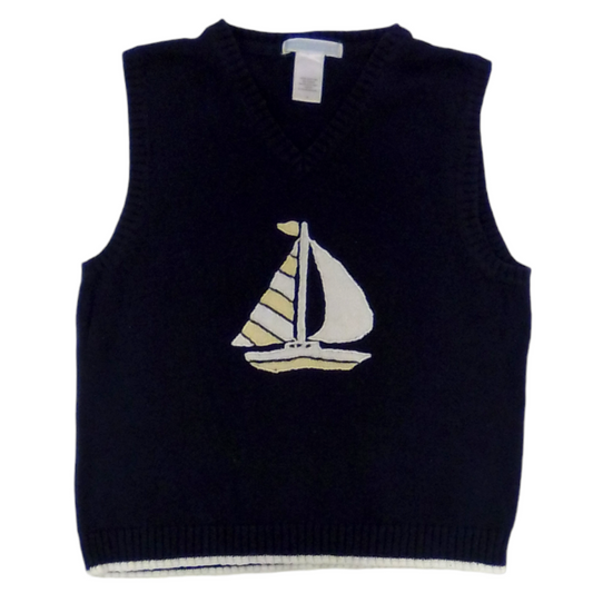 Vest (Blue/Sailboat), Boys, Size: 5t