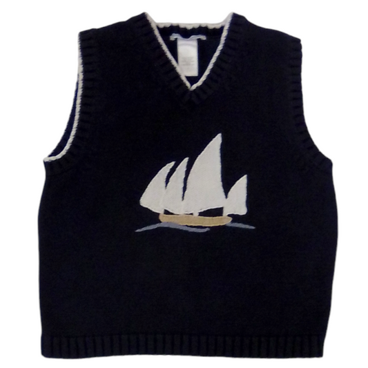 Vest (Blue/Sailboat), Boys, Size: 4t