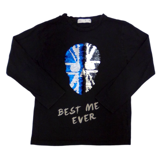 Longsleeve Shirt (Black), Girls, Size: 8