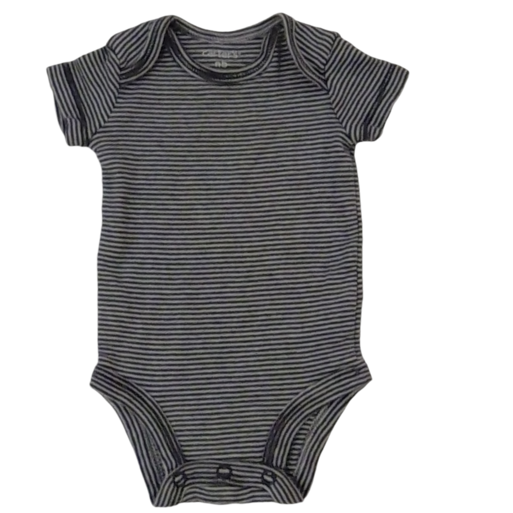 Onesie (Grey/White), Boys, Size: Nb