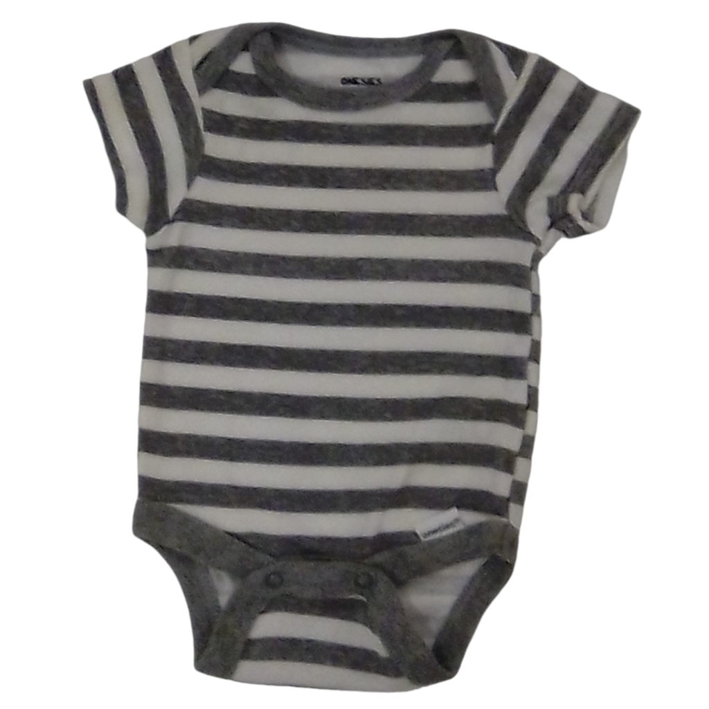 Onesie (Grey/White), Boys, Size: Nb