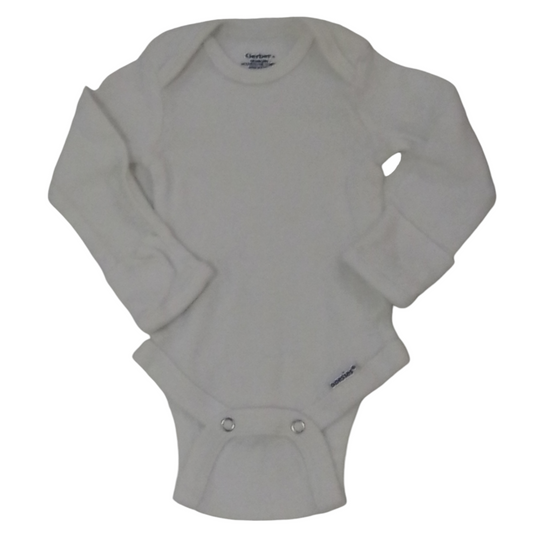 Longsleeve Onesie (White), Girls, Size: Nb