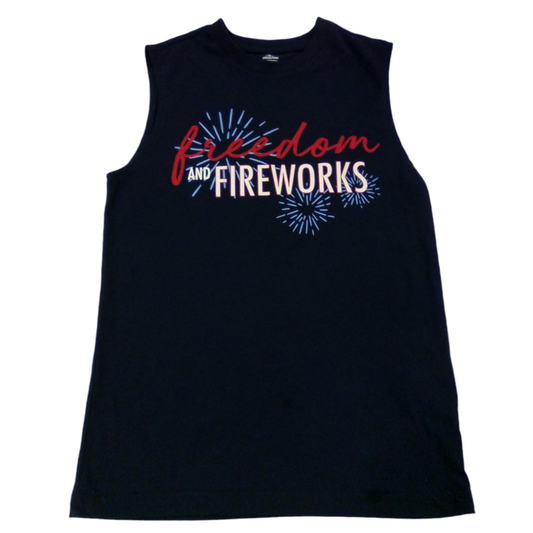 Tank: Freedom & Fireworks, Boys, Size: 10/12