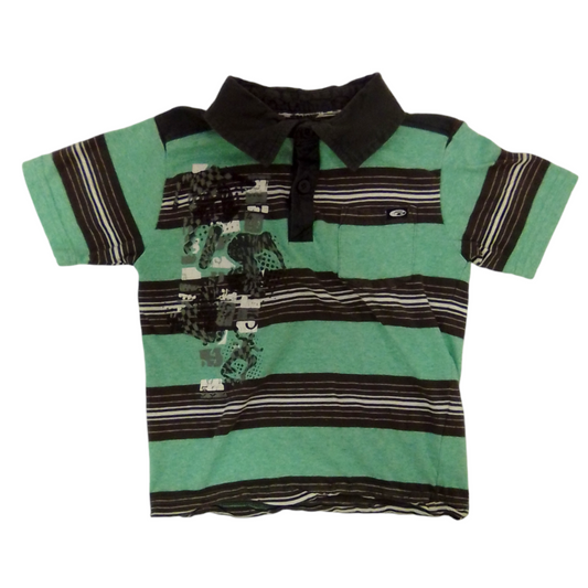 Shirt (Green/Skateboard), Boy, Size: 5