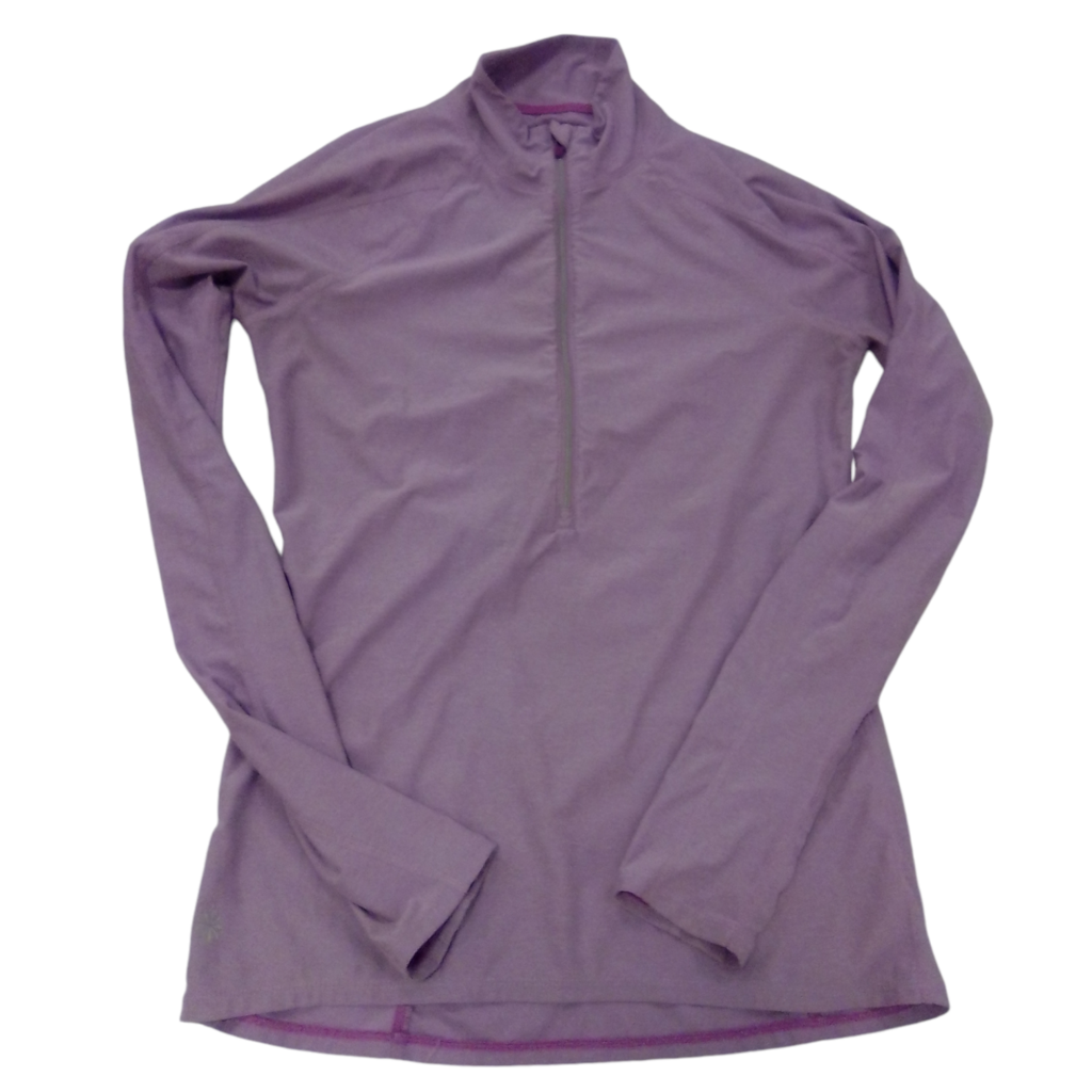 Long Sleeve Shirt: Purple, Womens, Size: S