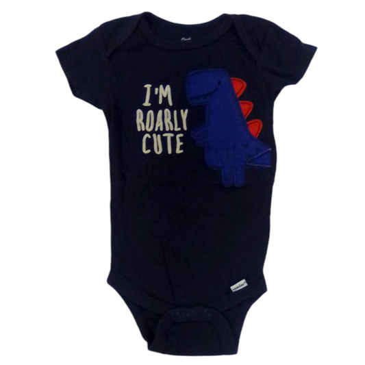 Onesie (Dinosaur/Blue), Boy, Size: 6/9m