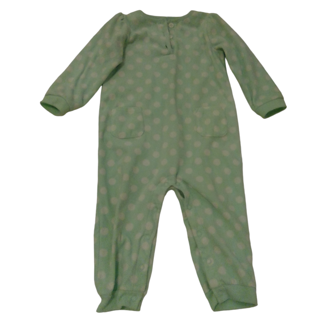 Sleeper: Green Dots, Girl, Size: 24m