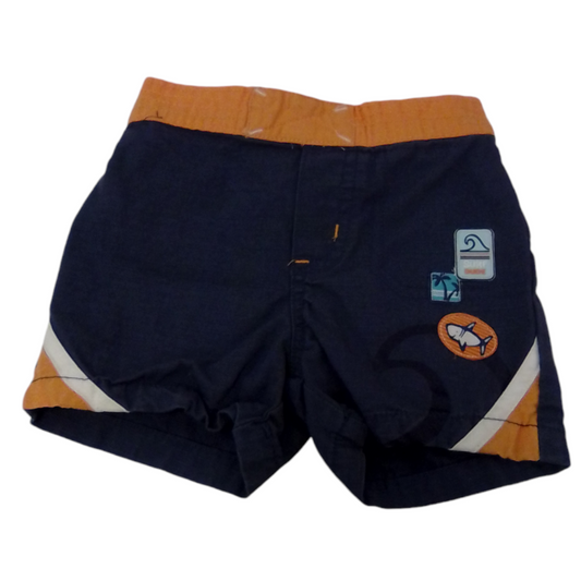 Shorts: Orange/blue, Boy, Size: 9m