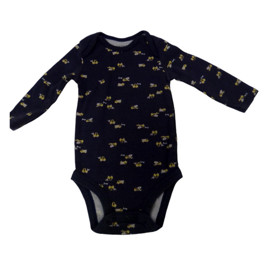 Long Sleeve Onesie: Truck, Boy, Size: 3m