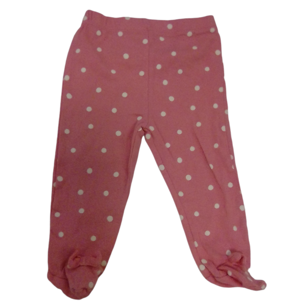 Pants: Pink Poka Dots, Girl, Size: 6-9m