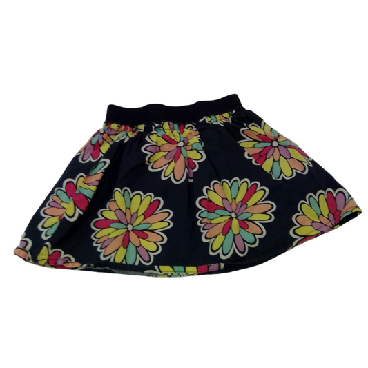Skirt:blue/flowers, Girl, Size: 3t