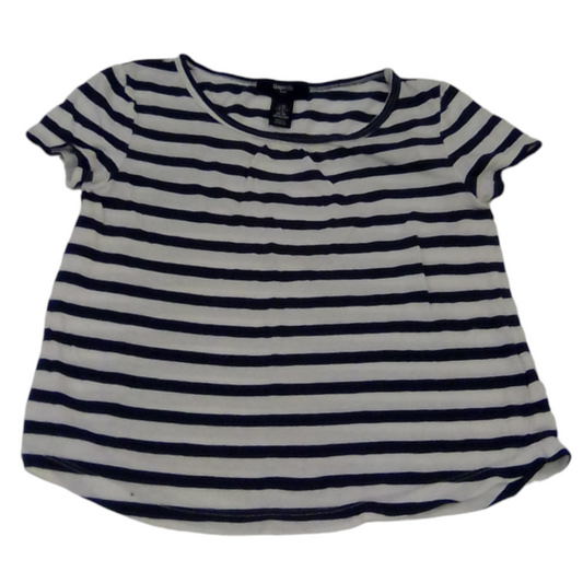 Shirt:blue/white Stripes, Girl, Size: 4t