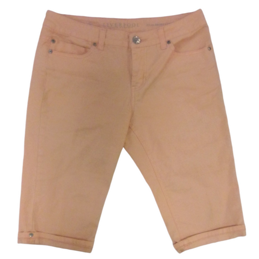 Capris: Peach Color, Womens, Size: M