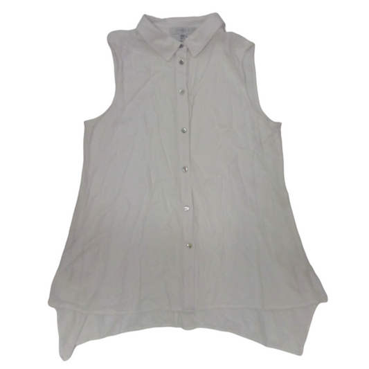 Shirt: White, Womens, Size: M