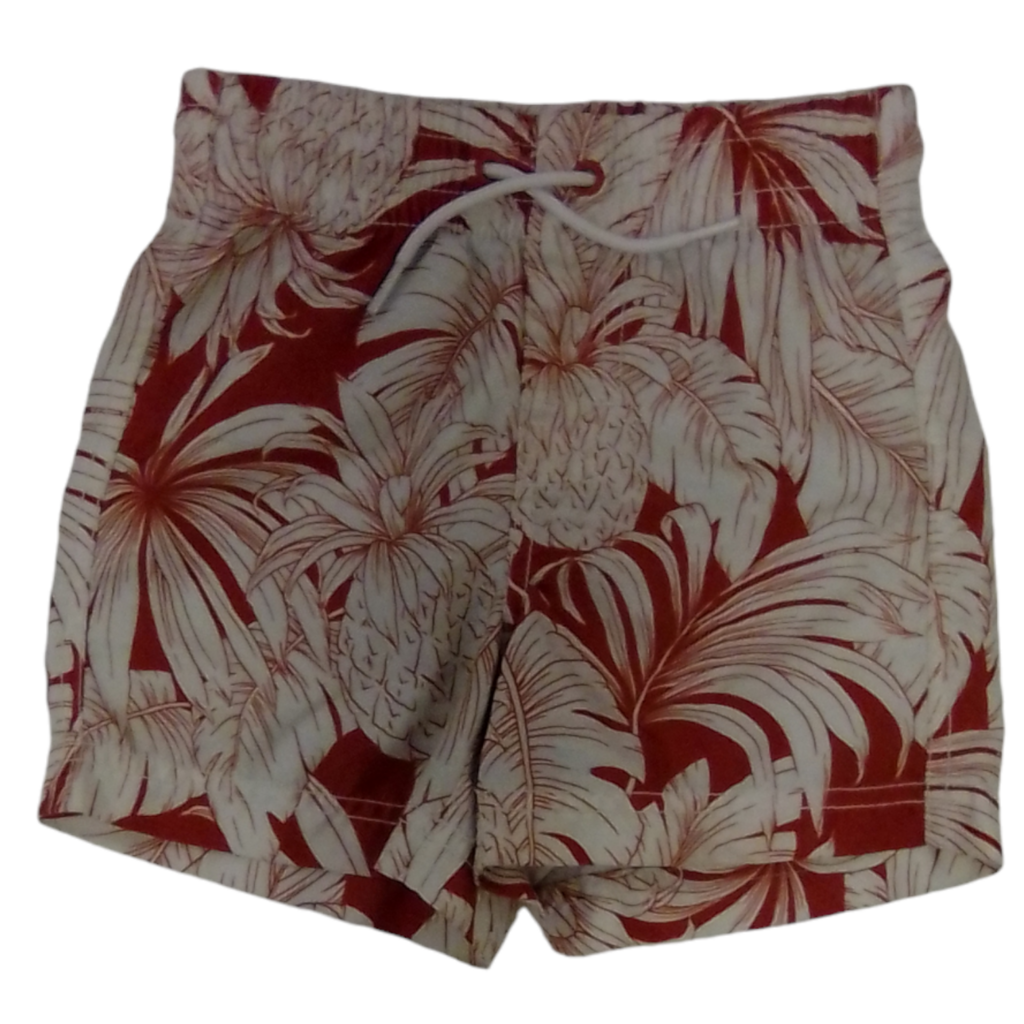 Swim Shorts:orange/forest, Boy, Size: 5