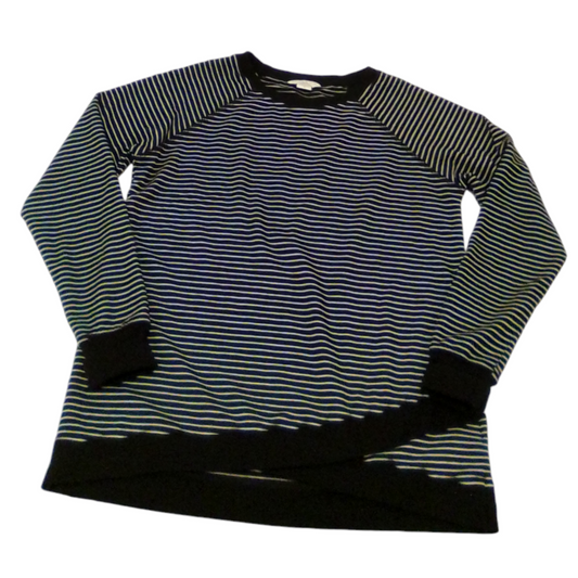 Long Sleeve Shirt:stripes, Womens, Size: S