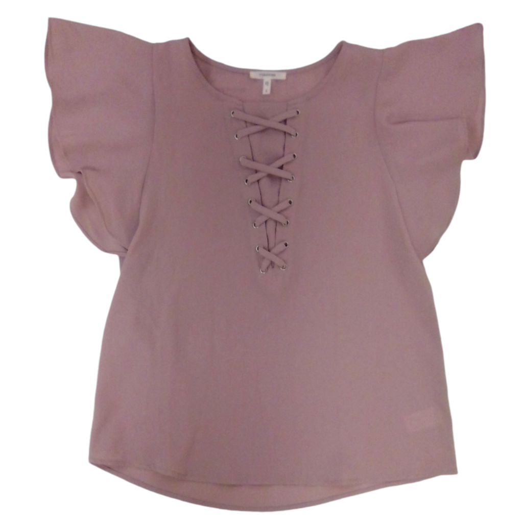 Shirt:Mauve, Womens, Size: S