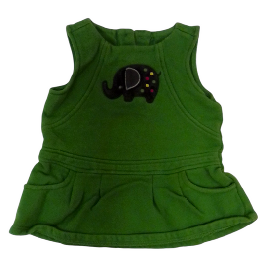 Dress:green, Girl, Size: 6/12m