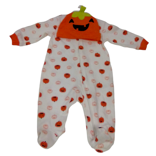 Sleeper With Hat: Pumpkin, Boy, Size: 3m