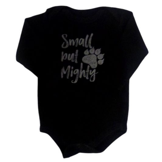 Long Sleeve Onesie (Black), Boy, Size: 3/6m