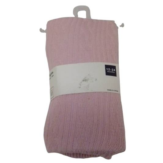 Tights: Pink, Girl, Size: 12-24m