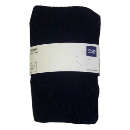 Tights: Black, Girl, Size: 12-24m