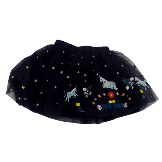 Skirt:Blue/horses/stars, Girl, Size: 4t