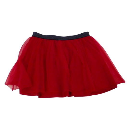 Skirt: Red, Girl, Size: 5t
