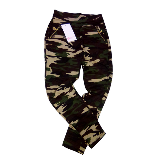 Pants:Camo Green, Womens, Size: S/M
