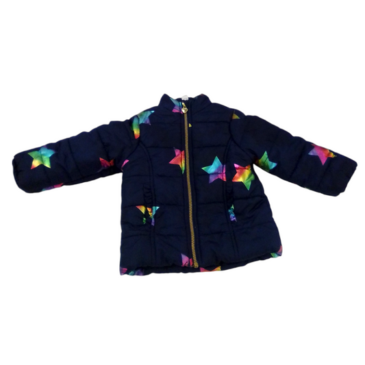 Jacket: Blue/Stars, Girl, Size: 2t