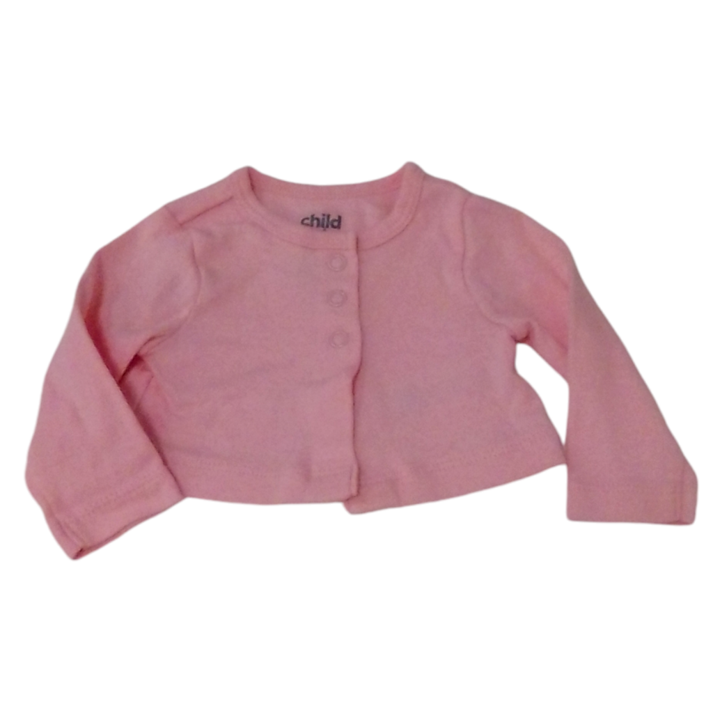 Cartigan:pink, Girl, Size: 0/3M