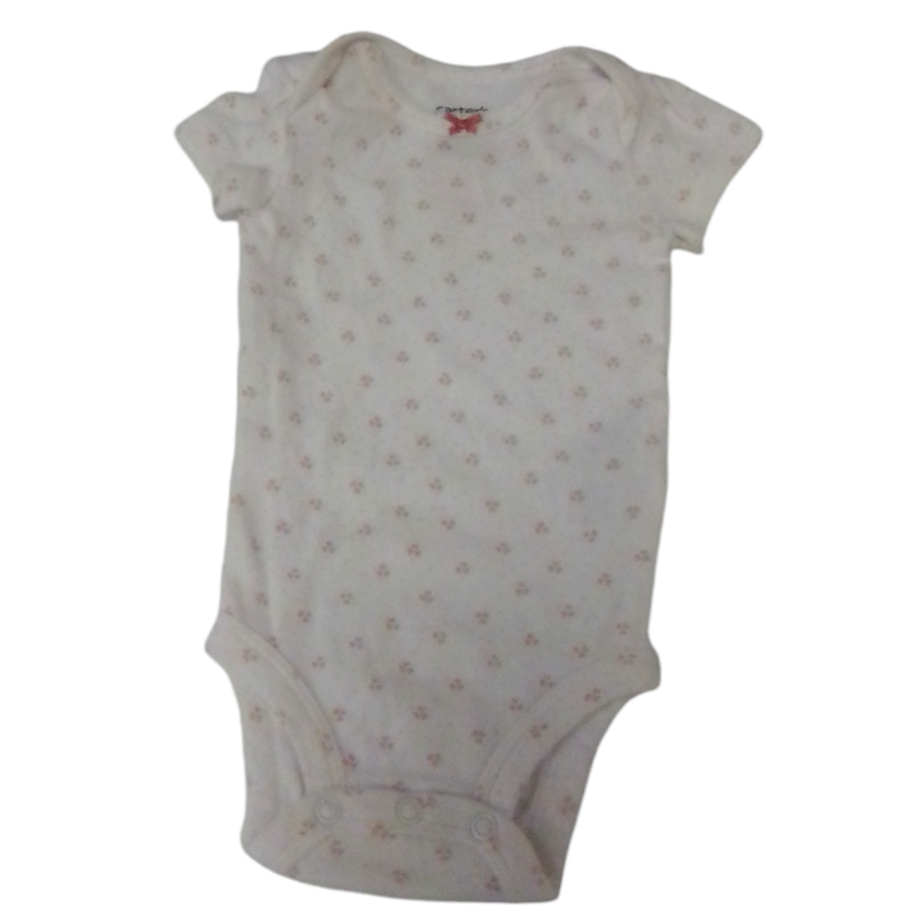 Onesie: Pink Flowers, Girl, Size: 3m