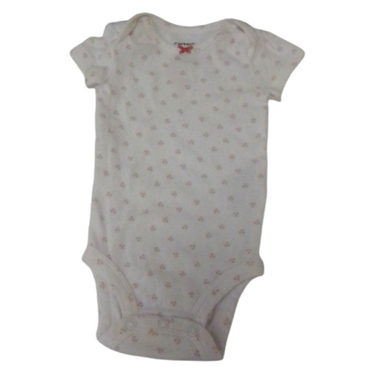 Onesie: Pink Flowers, Girl, Size: 3m
