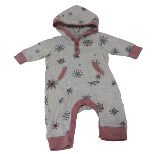 Sleeper W/hood: Pattern/g, Boy, Size: 0/3m