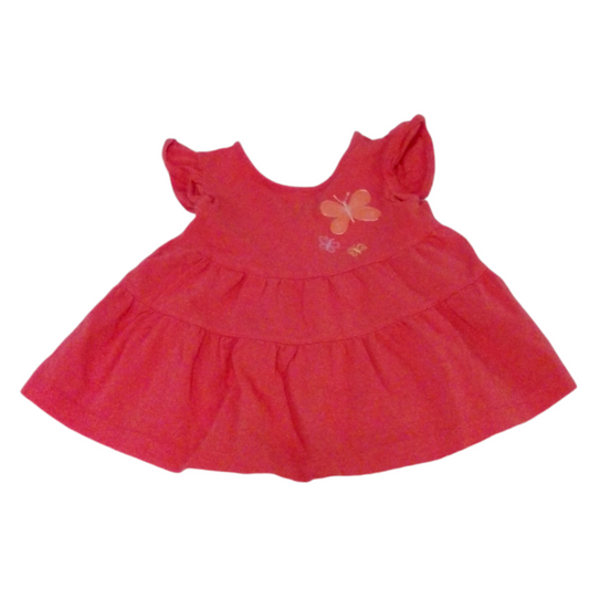 Shirt: Coral, Girl, Size: 9m