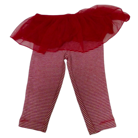 Pants: Red, Girl, Size: 9m