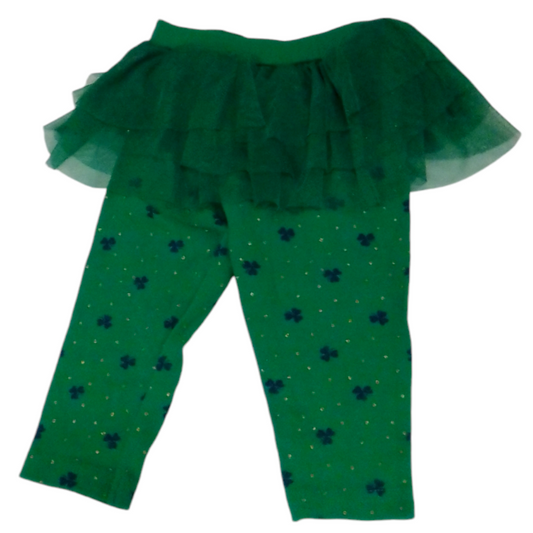 Pants: Green, Girl, Size: 9m