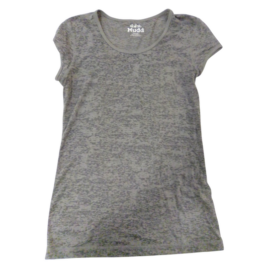 Shirt: Grey, Womens, Size: L