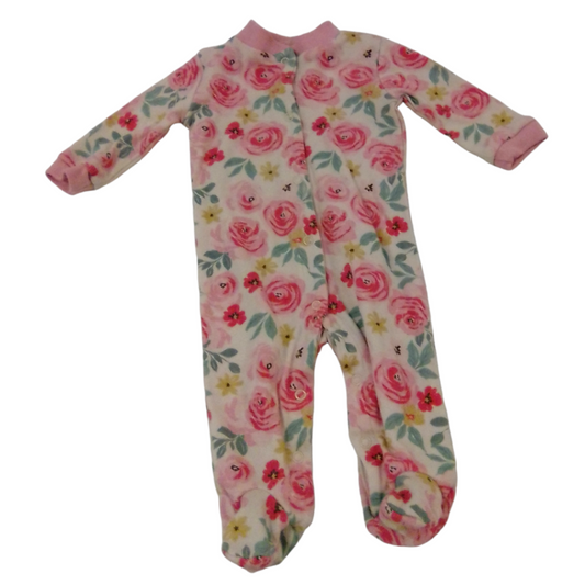Sleeper: Floral, Girl, Size: 0-3