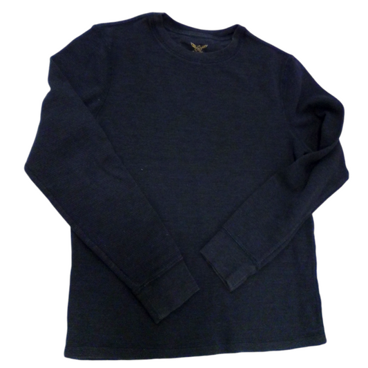 Long Sleeve Shirt: Blue, Boy, Size: 18/20