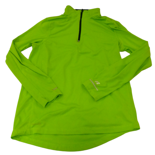 Long Sleeve Shirt: Green, Boy, Size: 14/16