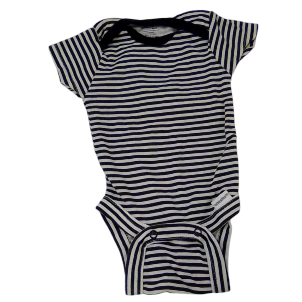 Onesie: Stripes, Boy, Size: NB
